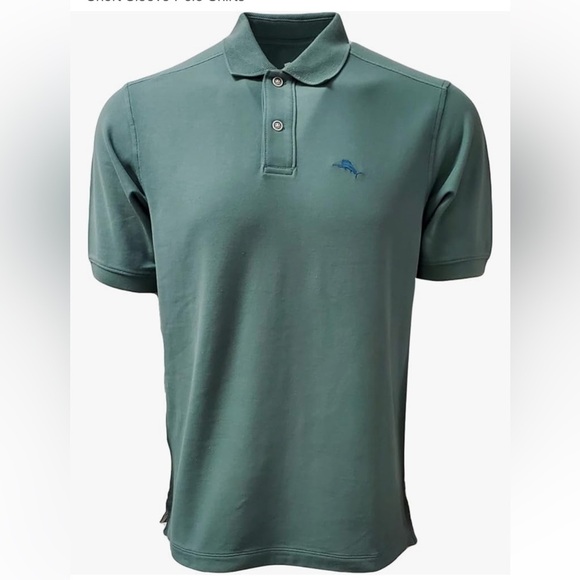 Tommy Bahama classic fit green Polo sz M - Picture 9 of 11
